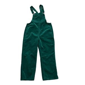 Stylish Green Corduroy Overalls Girls 10/12